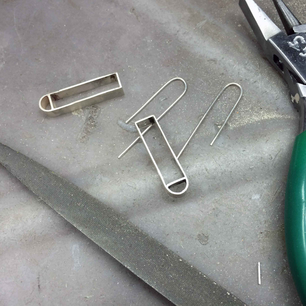 Pattern earrings